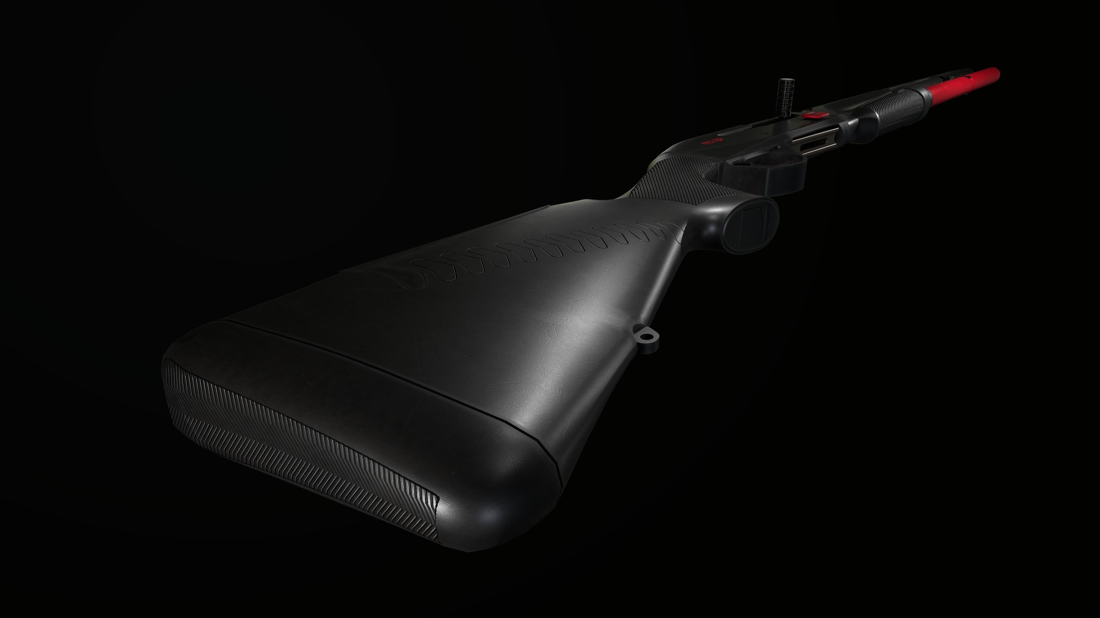Benelli M2 SP  Low-poly 3D model_2