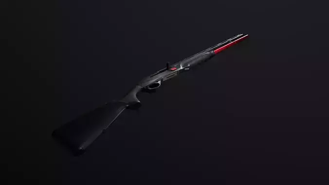 Benelli M2 SP  Low-poly 3D model