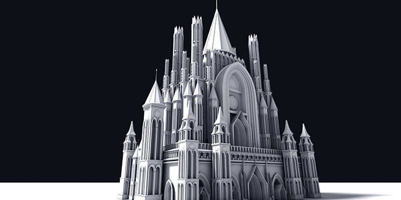 Medieval Castle 3D model_5