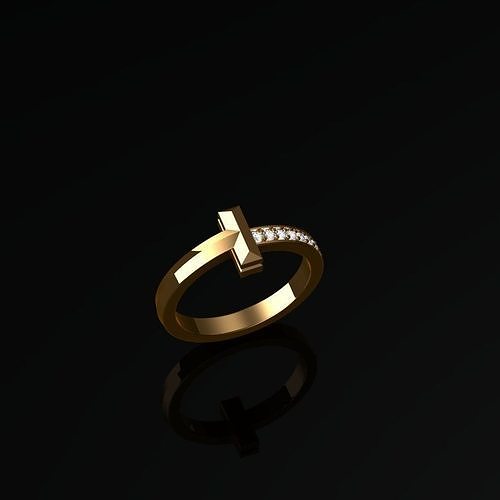 Tiffany Ring T  3D print model