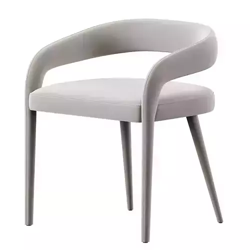 LISETTE WHITE DINING CHAIR