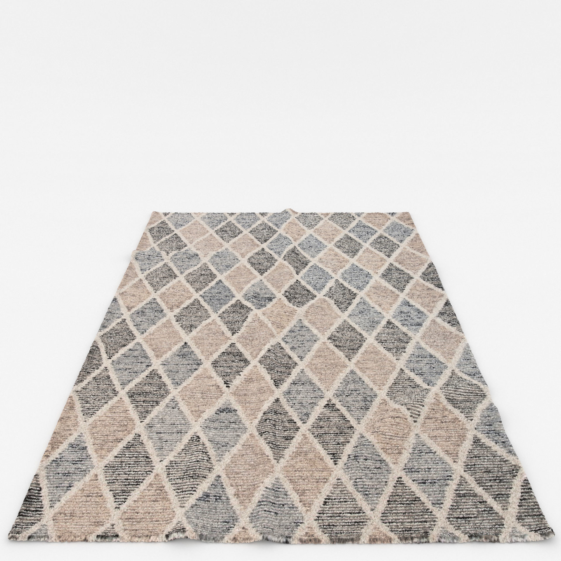Rugs No 596 Low-poly 3D model_4