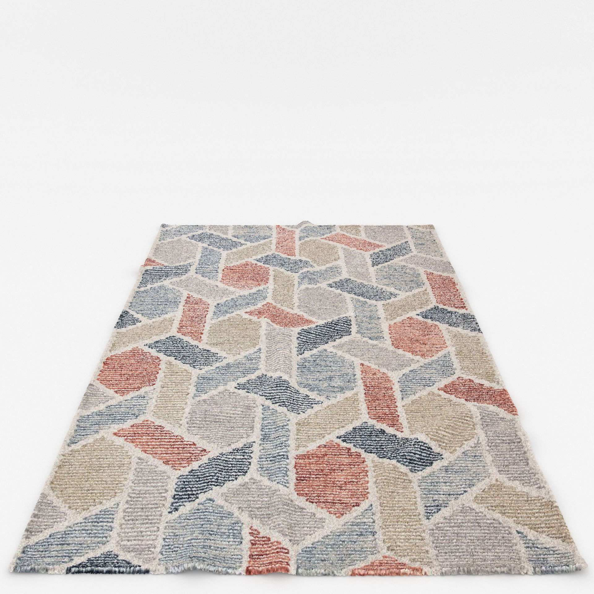 Rugs No 596 Low-poly 3D model_5