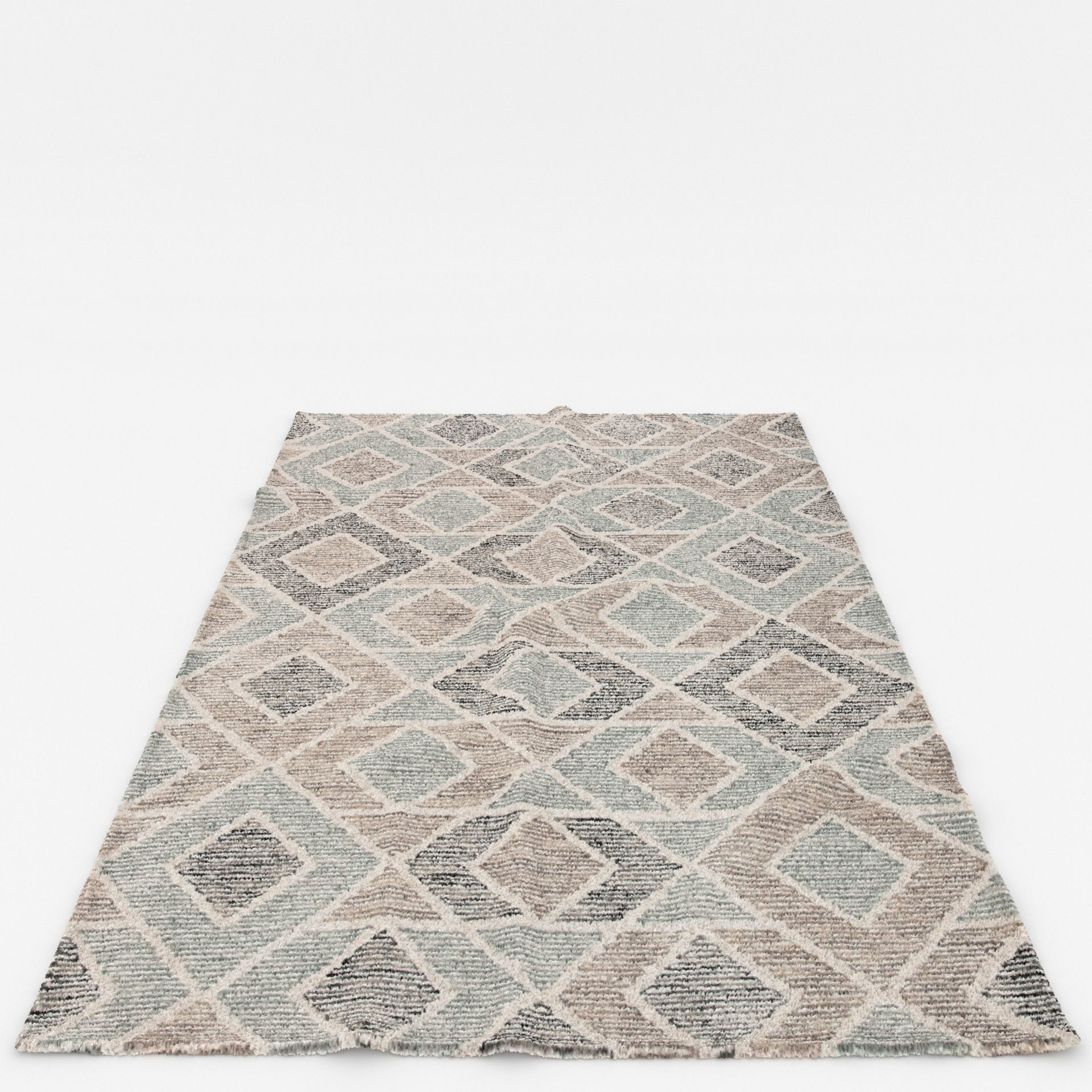 Rugs No 596 Low-poly 3D model_6