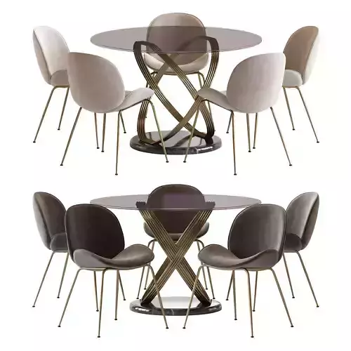  Deephouse San-remo Chair and Halmar Optico 3D model