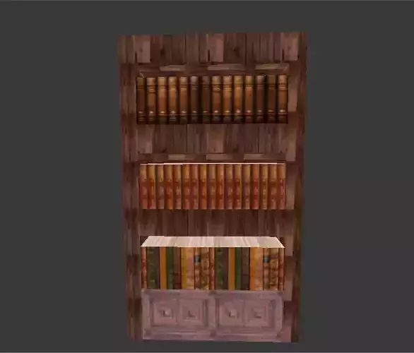 Skull Manor Bookshelf
