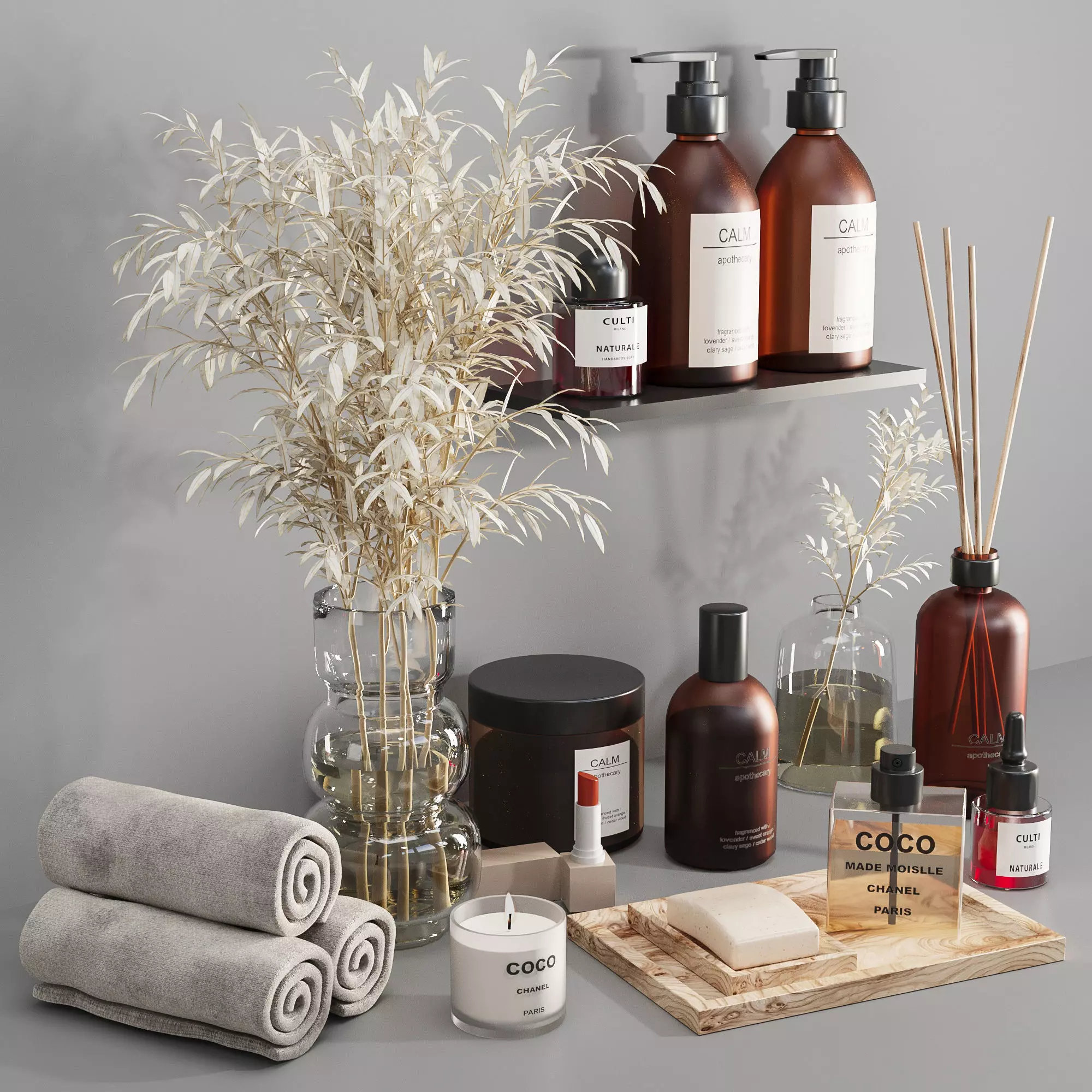 Bathroom accessories07 3D model