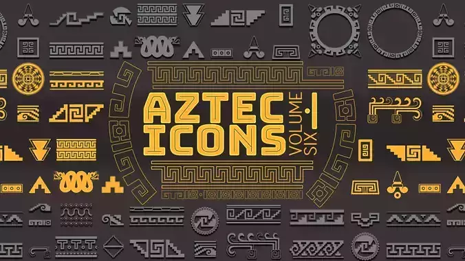 Aztec VECTOR ICONS Volume 6