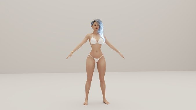 Bikini Girl 3D model