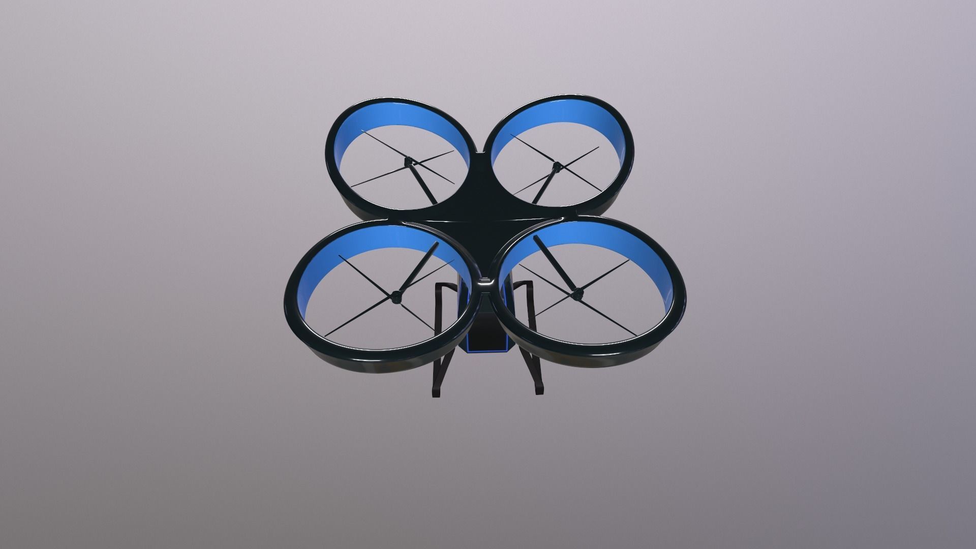 El Cezeri Futuristic Vtol Car Low-poly 3D model_4