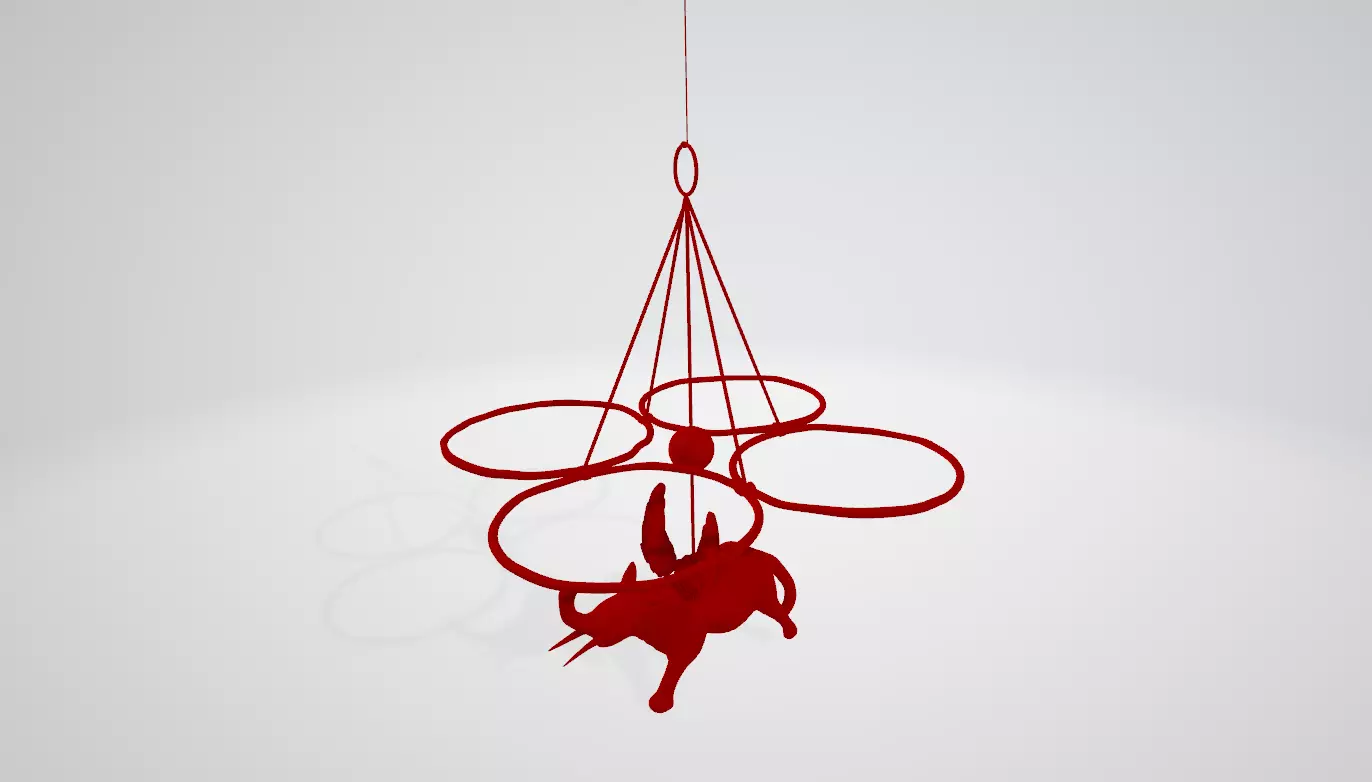 El Cezeri Design Elephant Low-poly 3D model_0