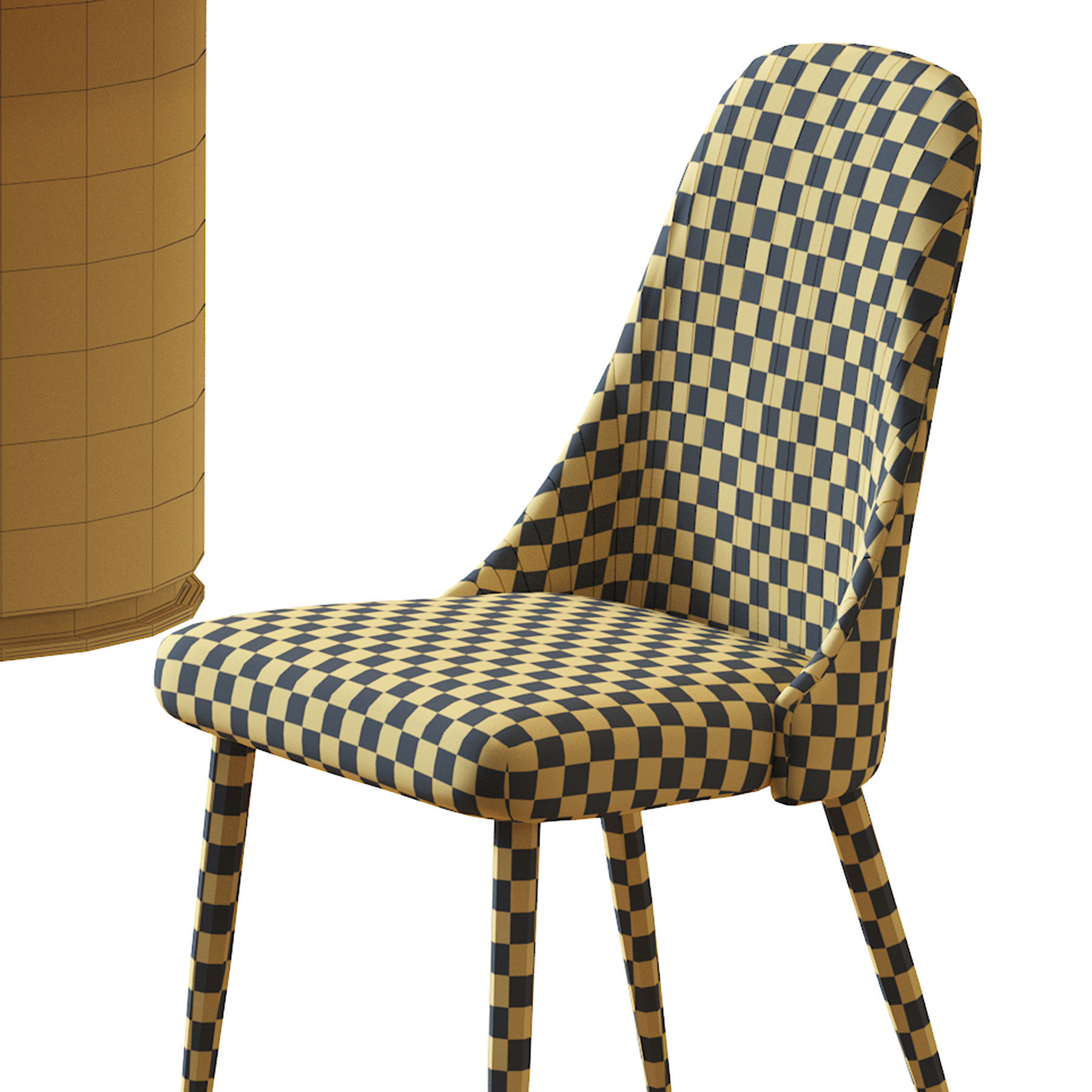 Chair Bary and Otab table 3D model_18