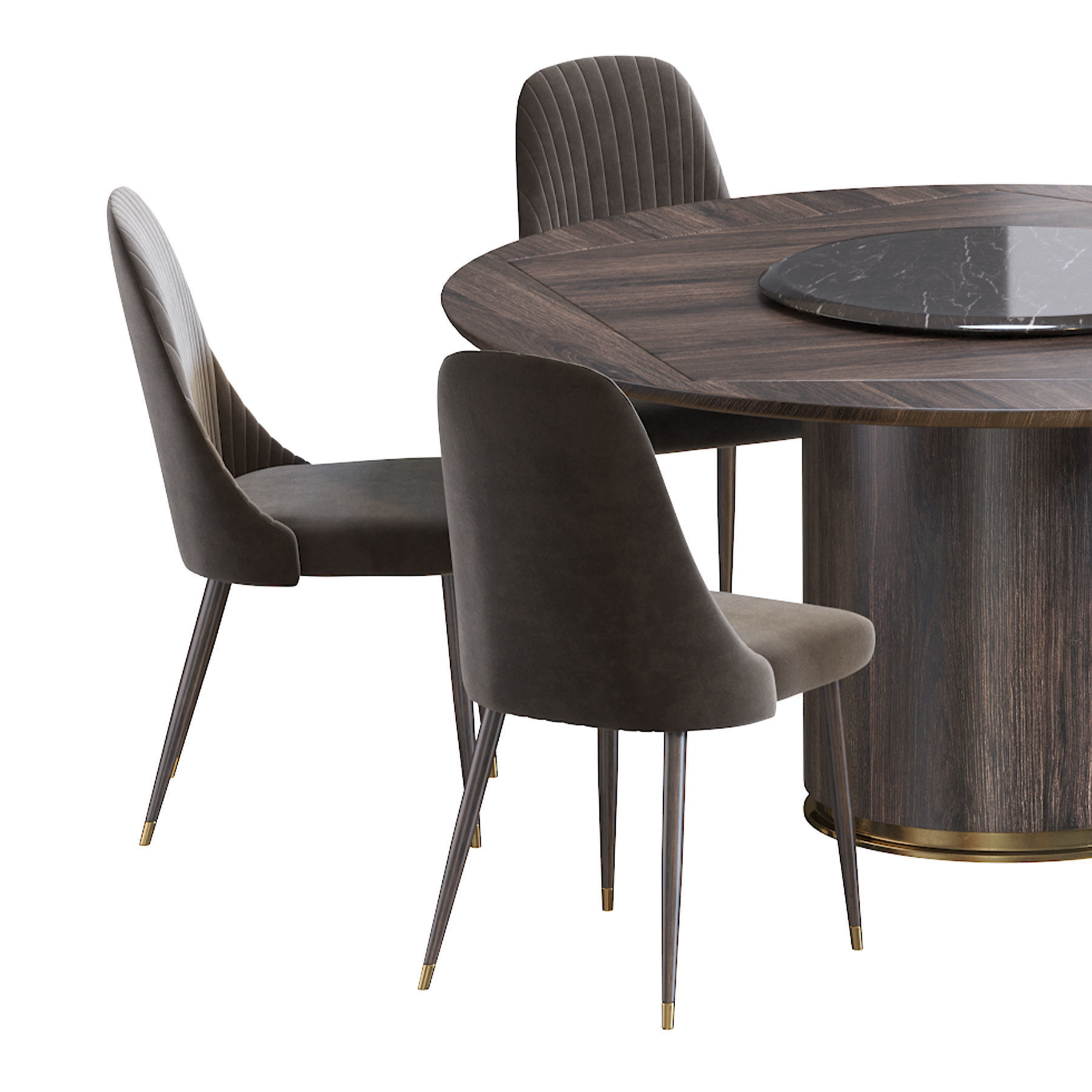 Chair Bary and Otab table 3D model_15