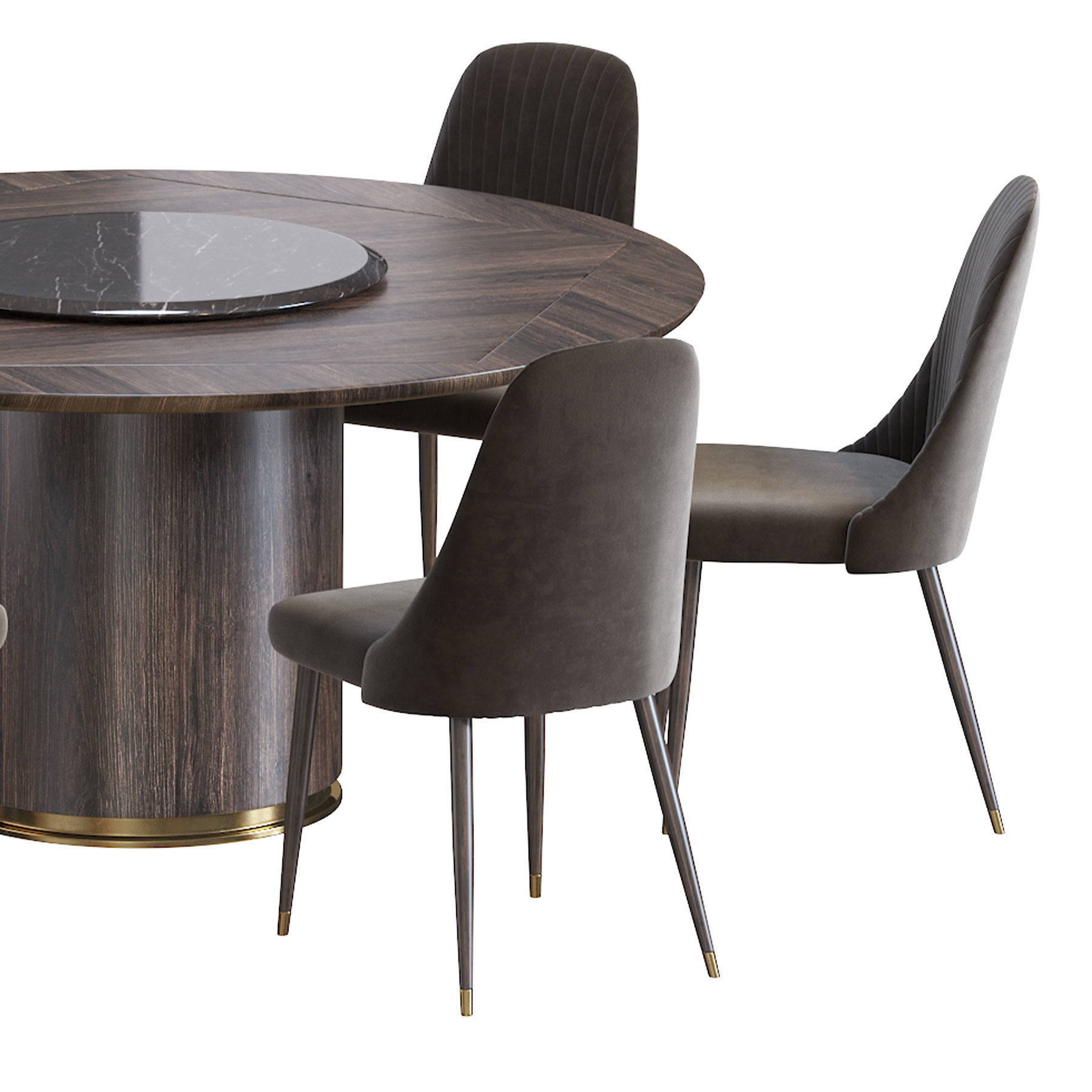 Chair Bary and Otab table 3D model_16