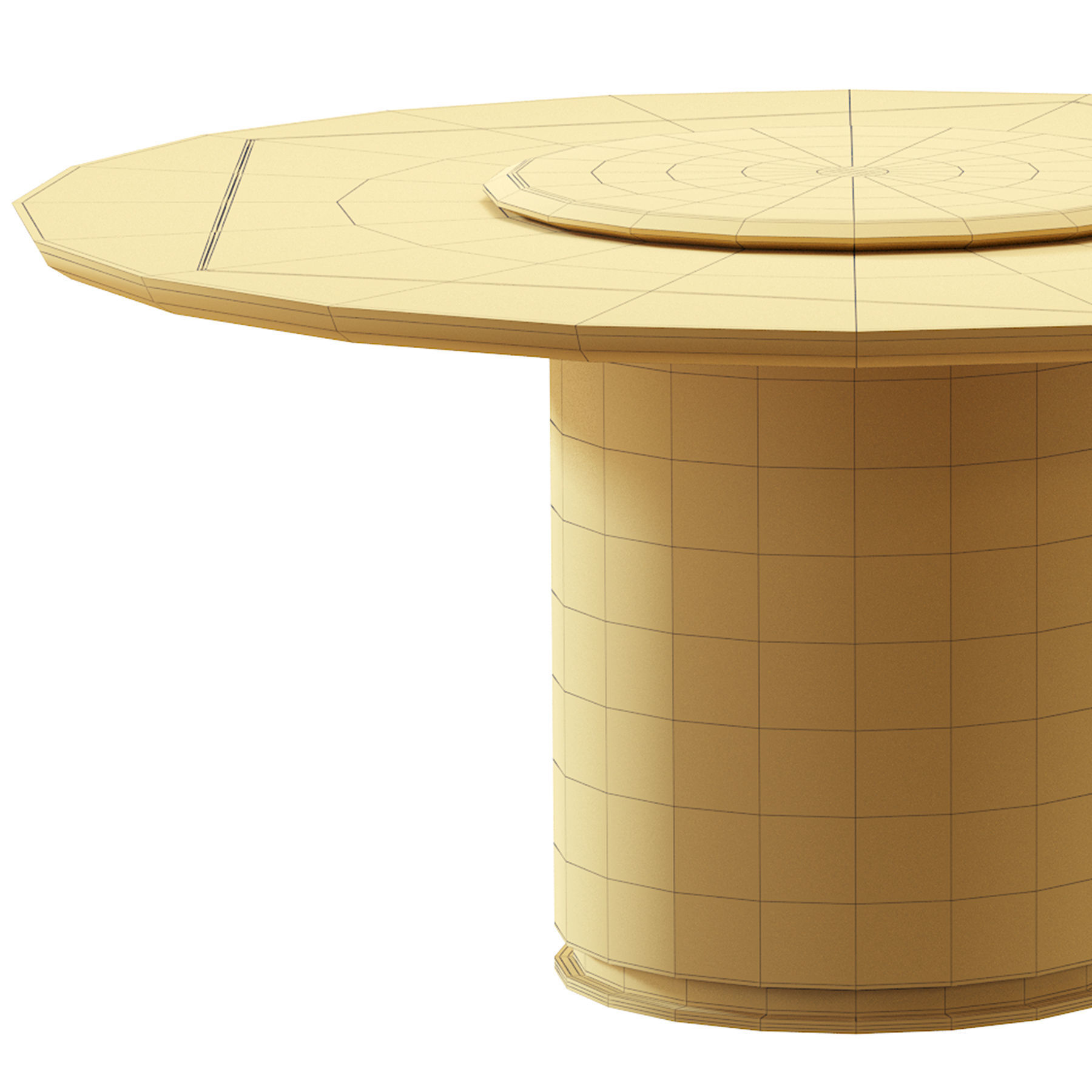 Chair Bary and Otab table 3D model_23