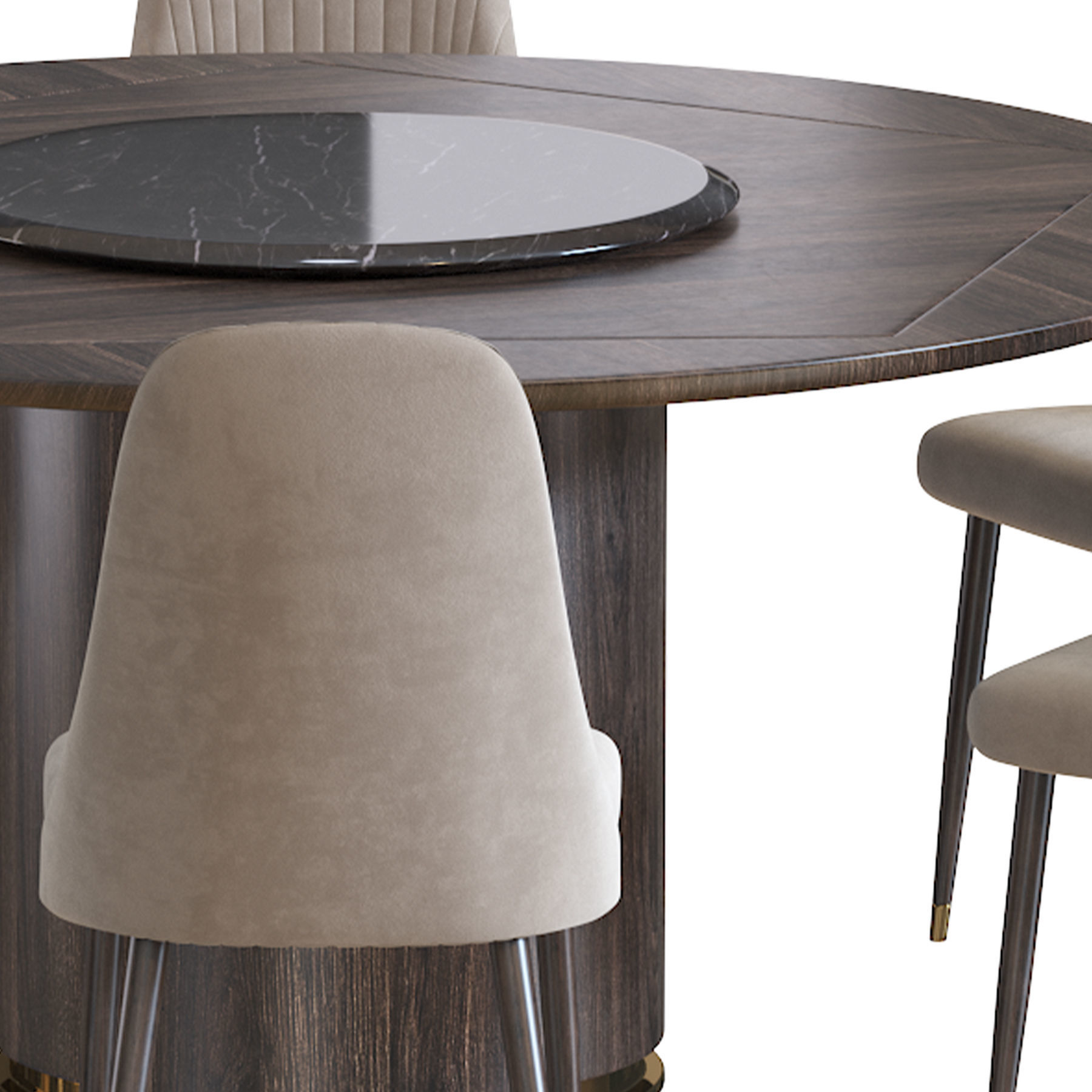 Chair Bary and Otab table 3D model_9