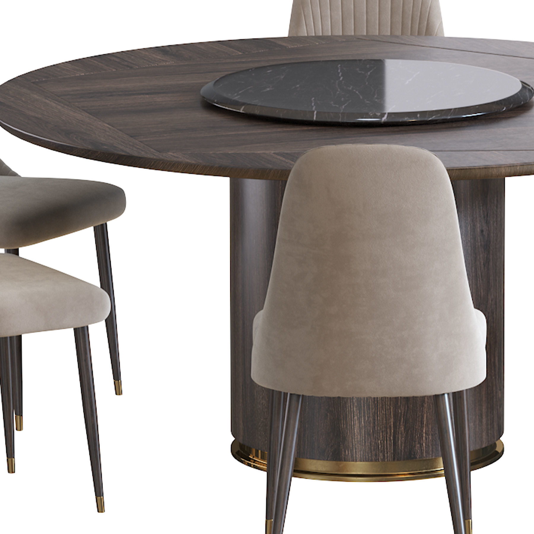 Chair Bary and Otab table 3D model_8