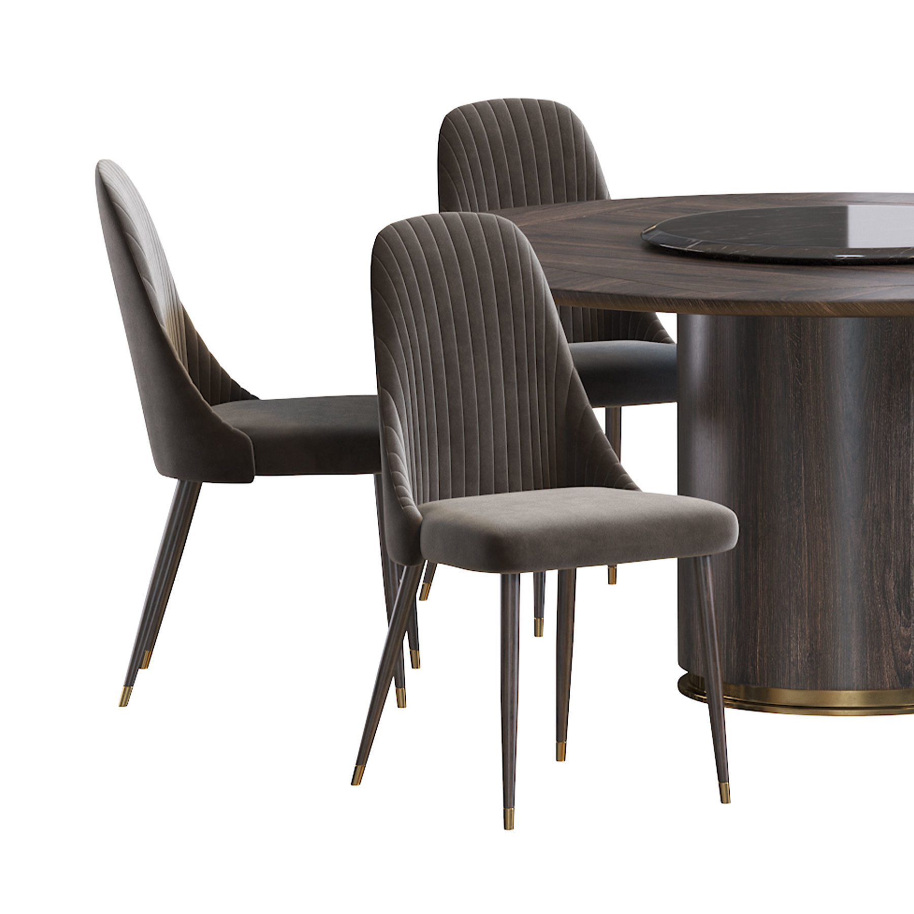 Chair Bary and Otab table 3D model_10