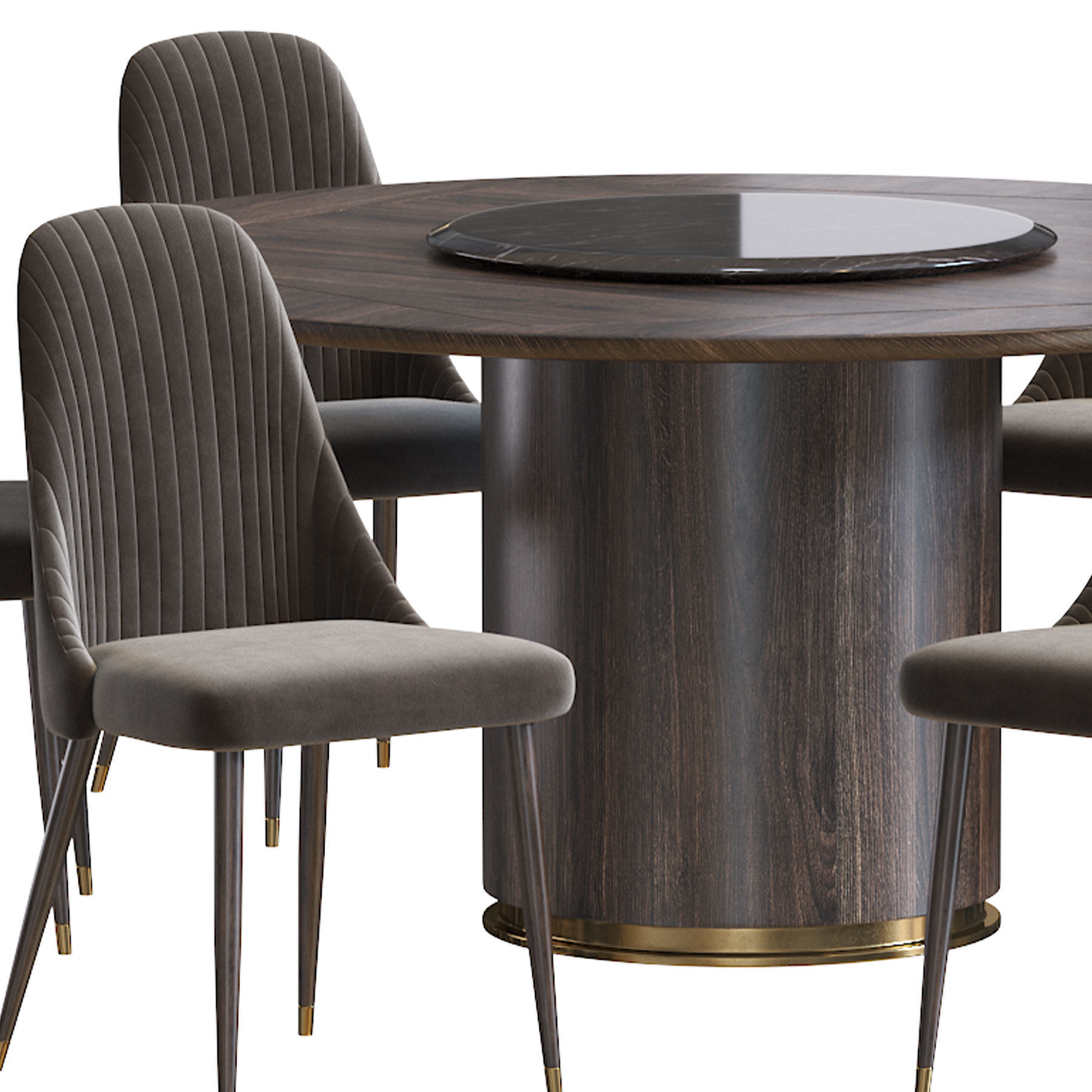 Chair Bary and Otab table 3D model_13