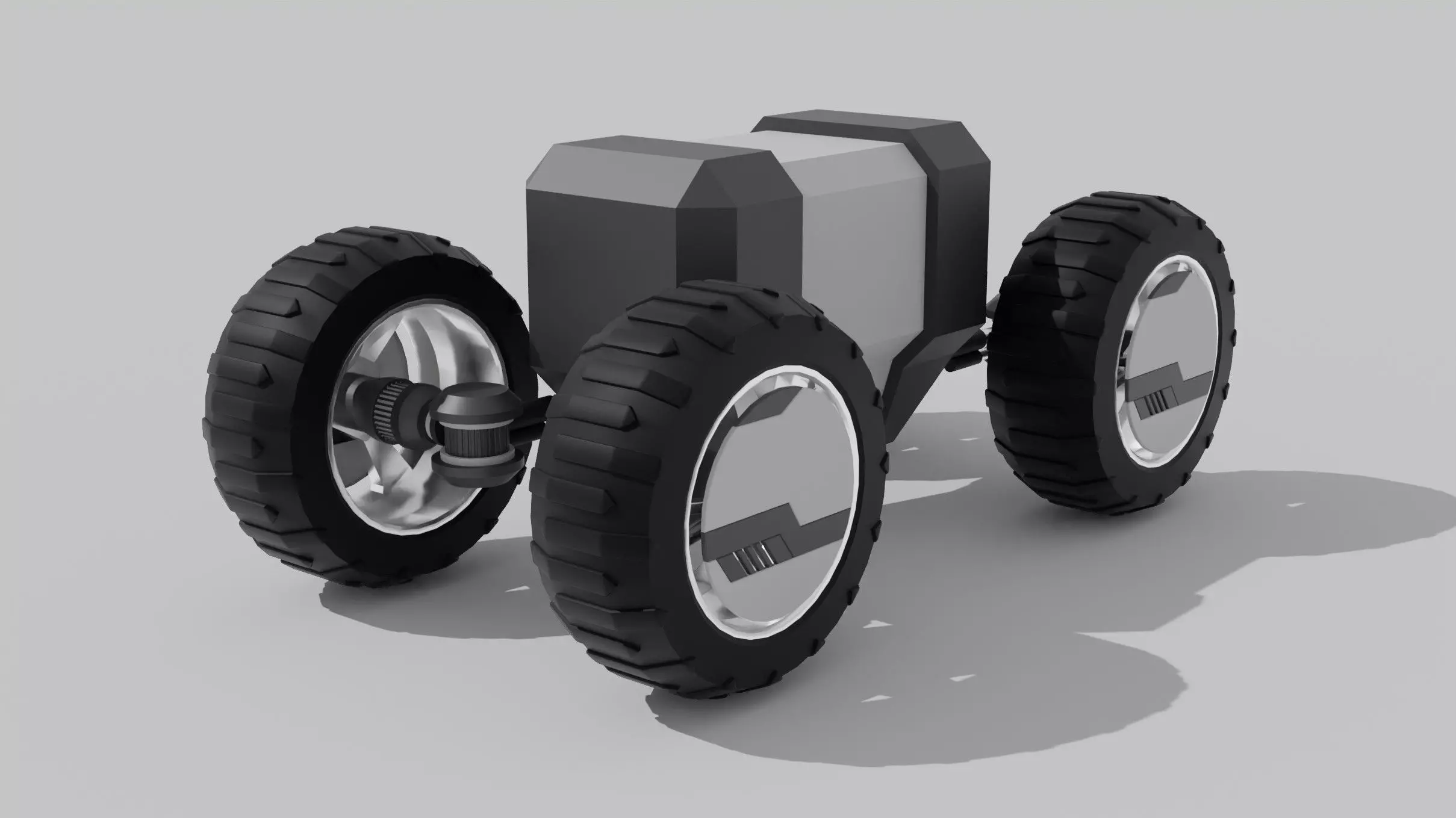 SCI FI TIRE Free low-poly 3D model