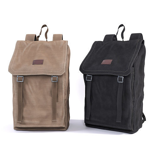 Casual Backpack 3D model
