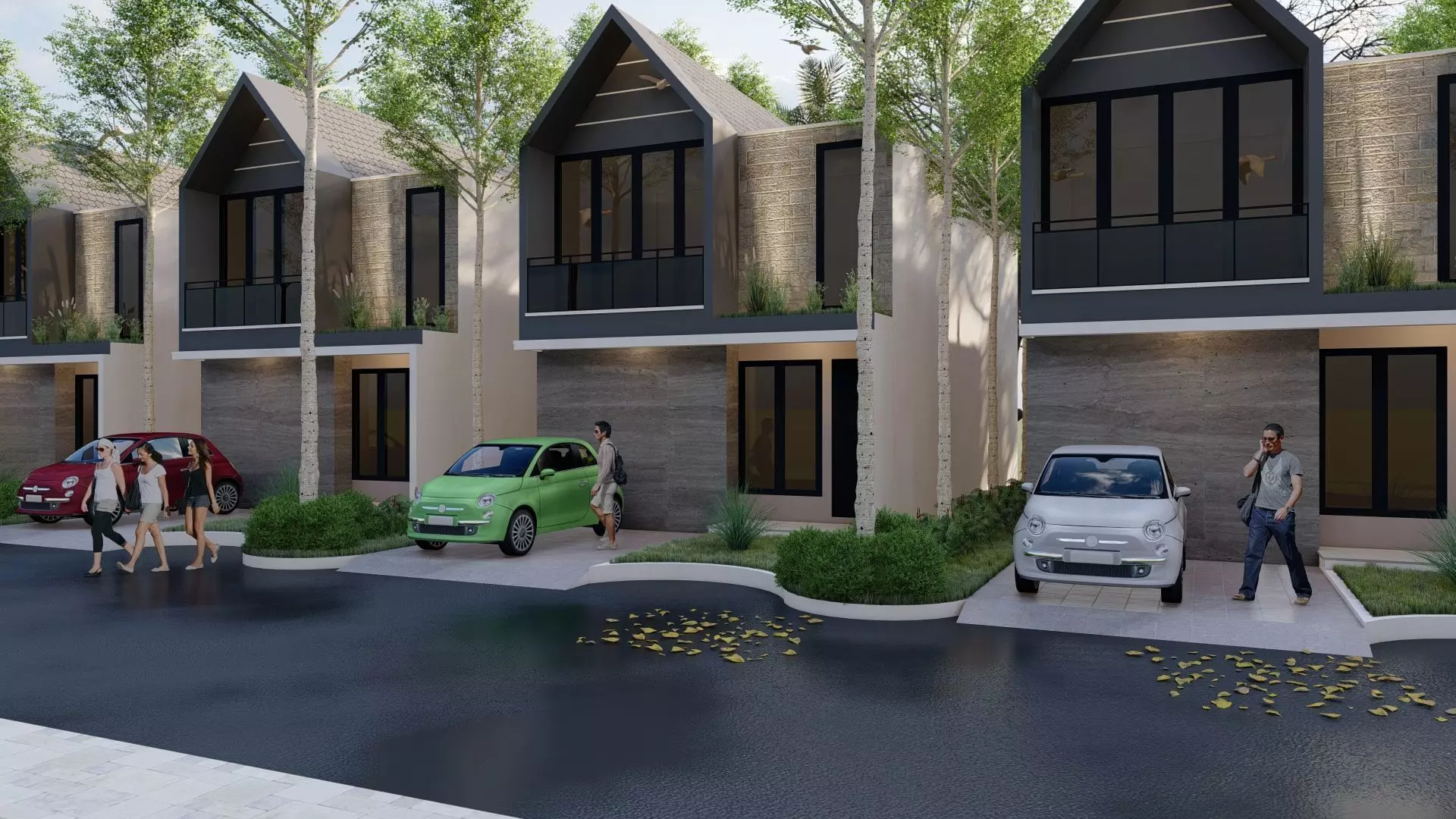 desain rumah minimais 3D model