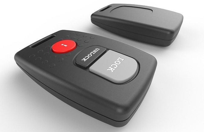 Car key Model 8 Low-poly 3D model 5