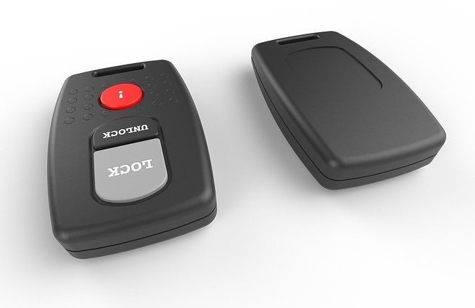 Car key Model 8 Low-poly 3D model 7
