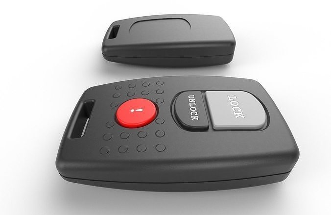 Car key Model 8 Low-poly 3D model 4