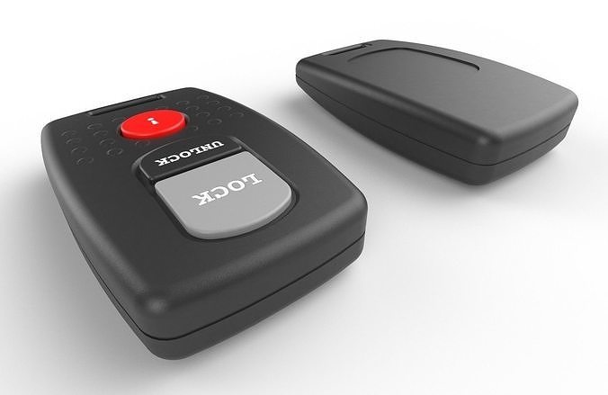 Car key Model 8 Low-poly 3D model 6