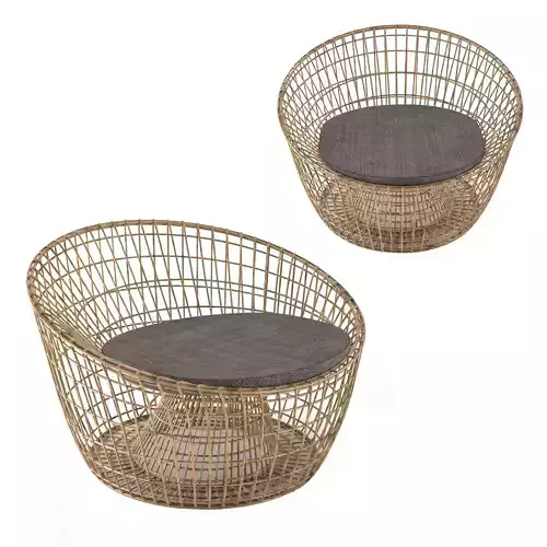 Cane Nest Lounge Chair