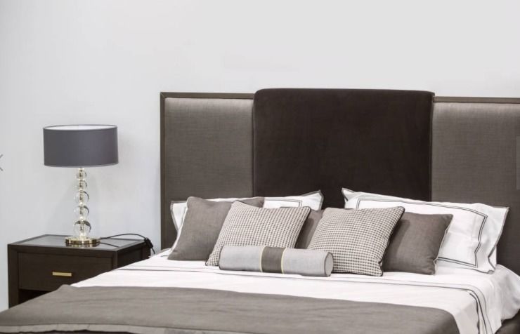 Modern luxury living room bed 3D print model_4
