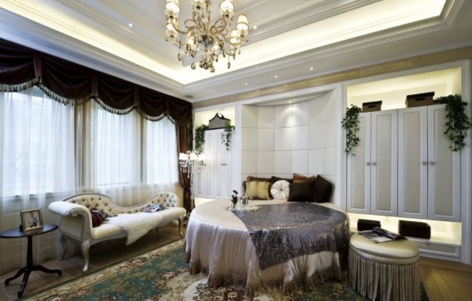 Modern luxury living room bed 3D print model_2