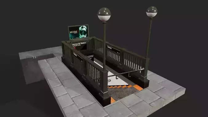 Subway Entrance  - Tutorial Included