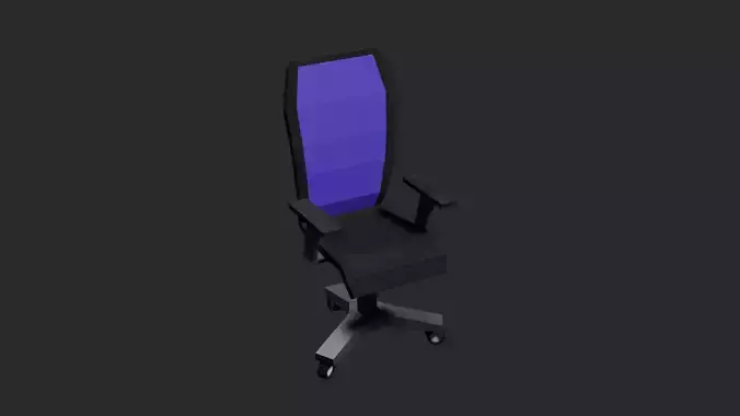 Lowpoly Office Chair