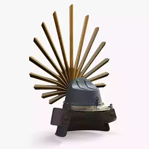Samurai  Kabuto Helmet 3D model