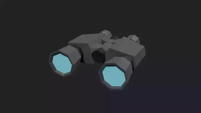 Lowpoly Binocular robot