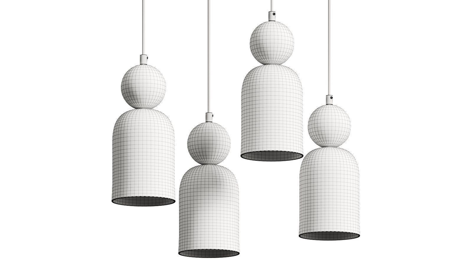 Aromas del Campo Bell Pendant Lamp 3D model_1