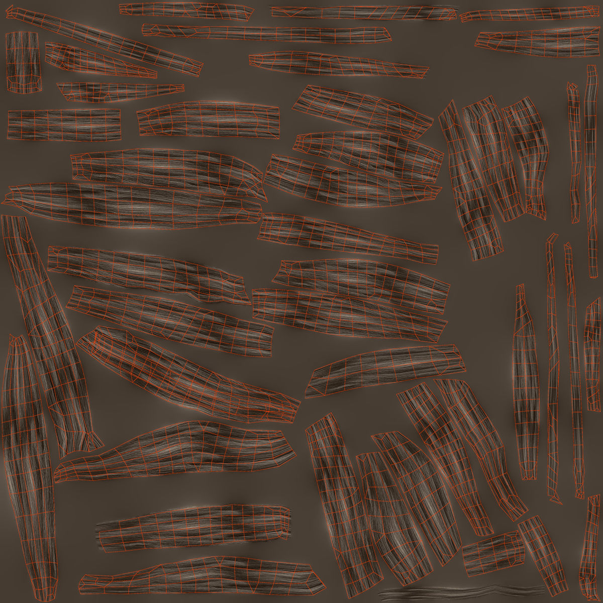 Female Character Rigged 3D model_25