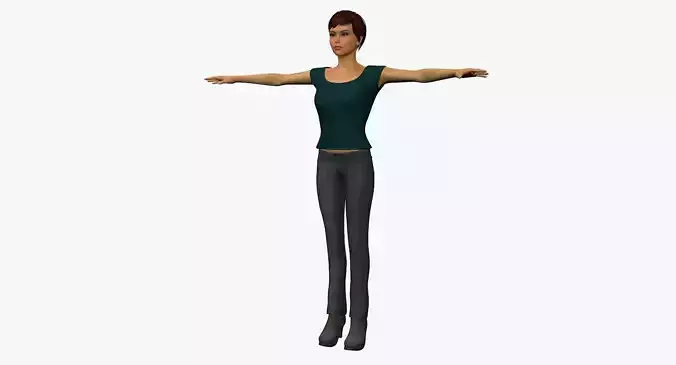 Female Character Rigged