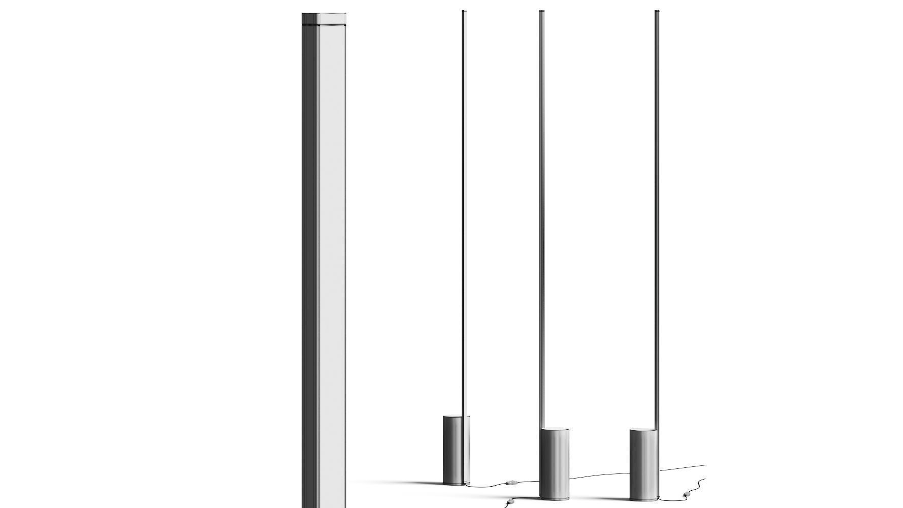 Panzeri Hilow Floor Lamp 3D model_3