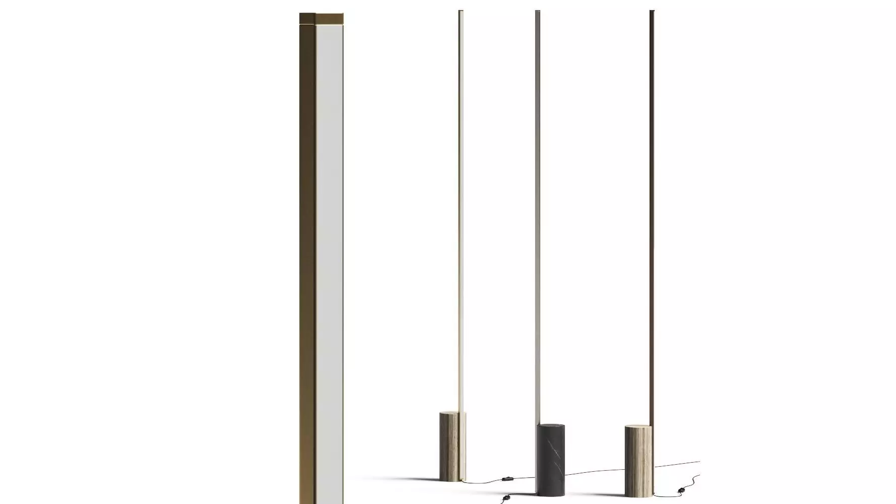 Panzeri Hilow Floor Lamp 3D model_0