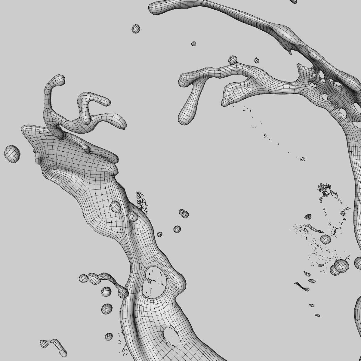 Water Splash 3D model_7