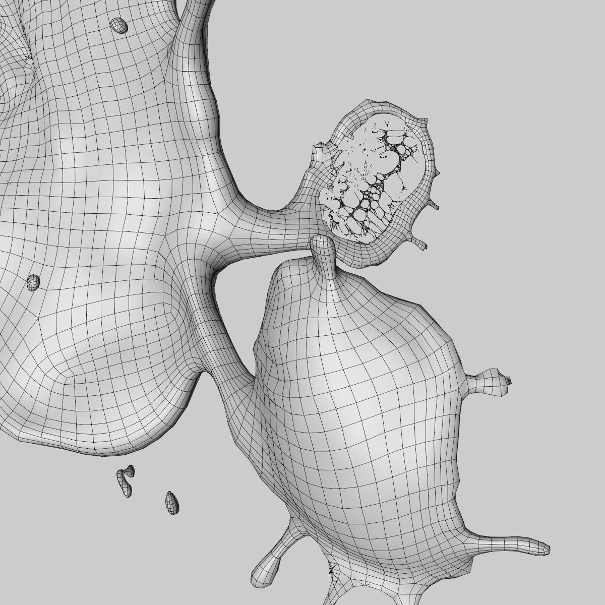 Water Splash 3D model_6