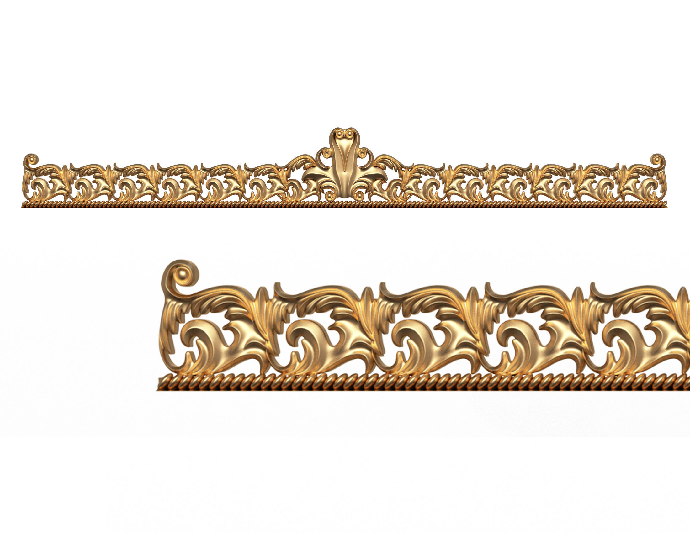 Collection of 40 Classic Carvings 01 Low-poly 3D model_67