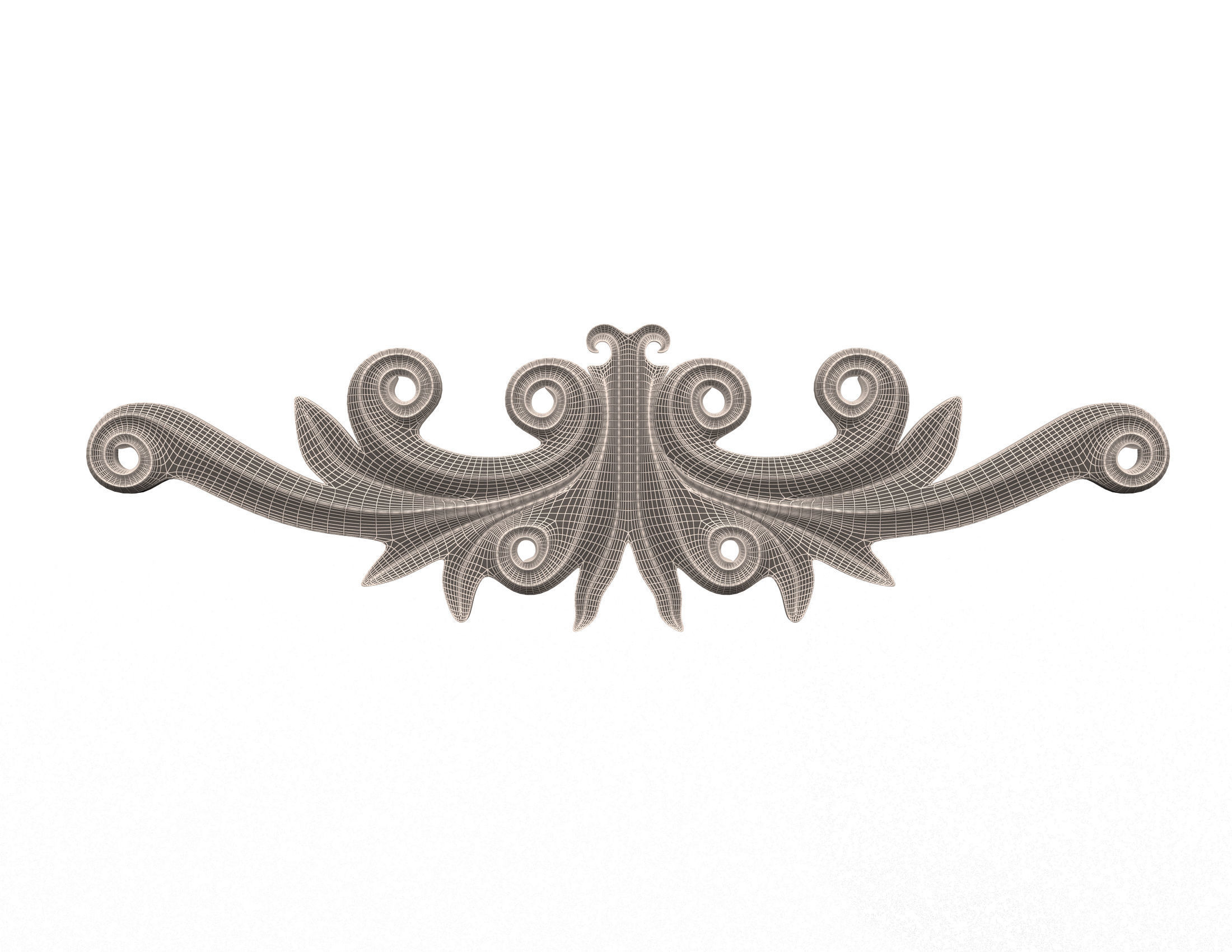 Collection of 40 Classic Carvings 01 Low-poly 3D model_101