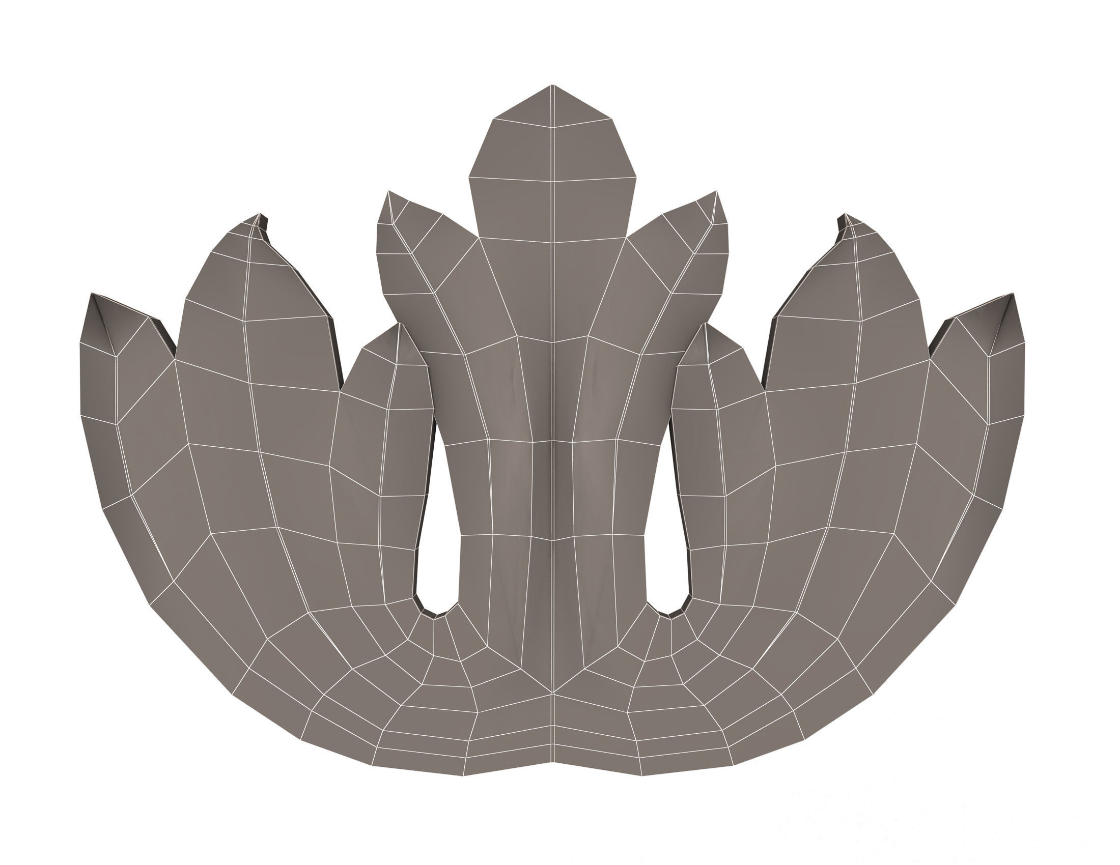 Collection of 40 Classic Carvings 01 Low-poly 3D model_98