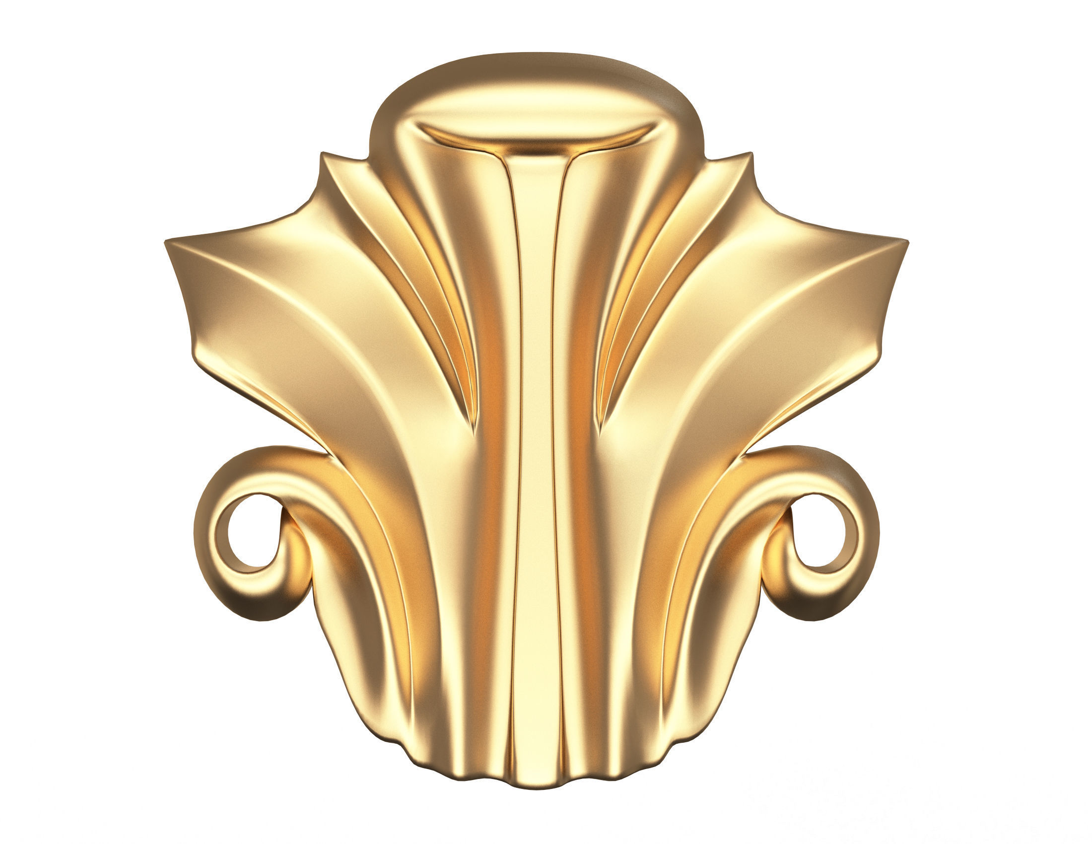 Collection of 40 Classic Carvings 01 Low-poly 3D model_54