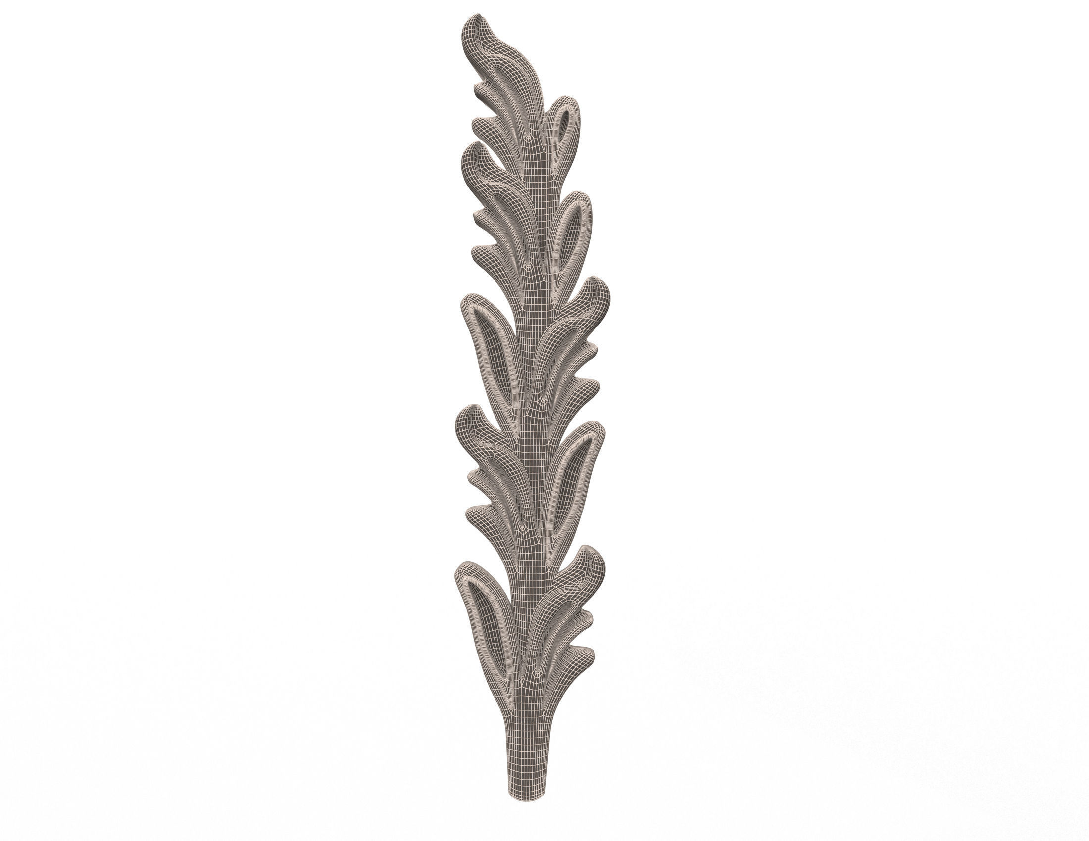 Collection of 40 Classic Carvings 01 Low-poly 3D model_111