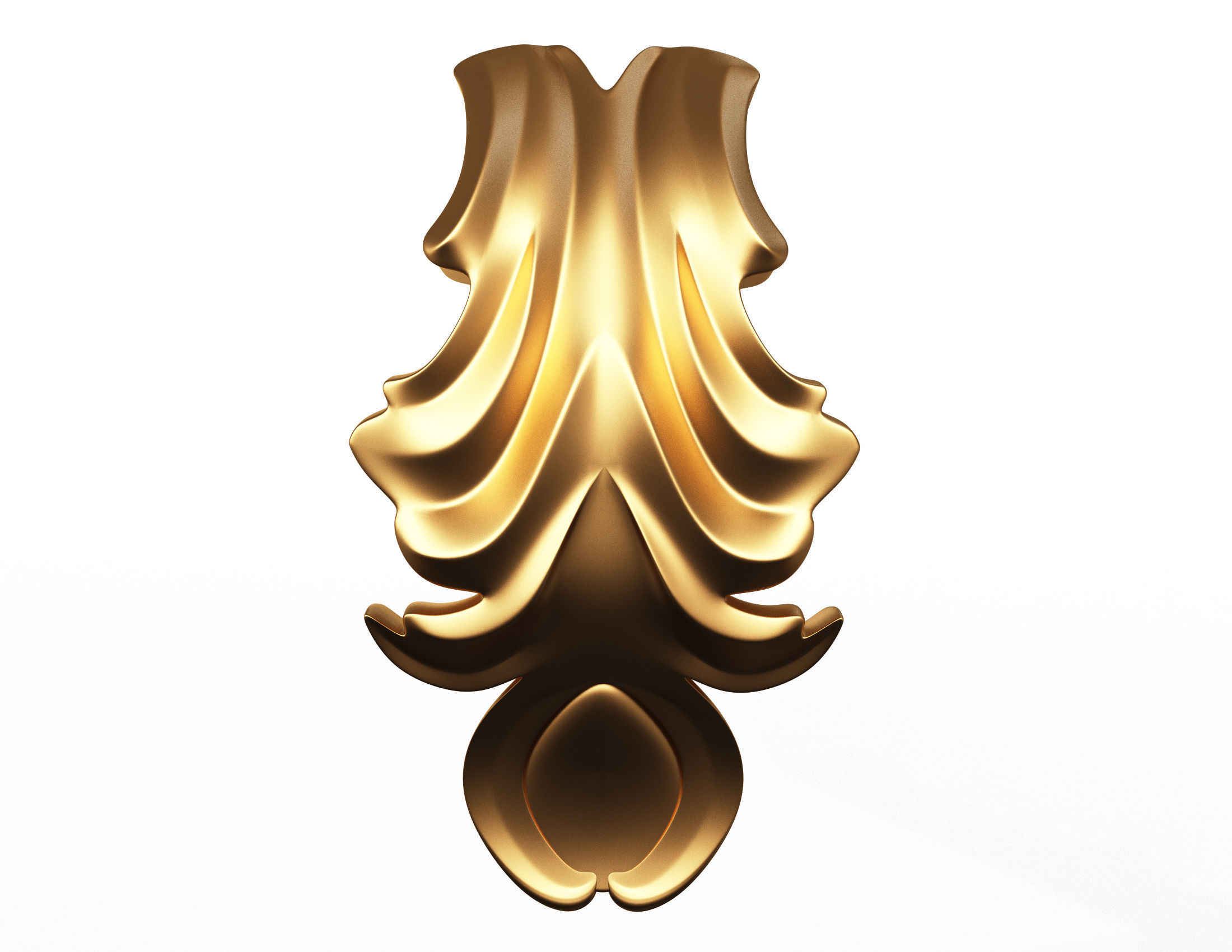 Collection of 40 Classic Carvings 01 Low-poly 3D model_34